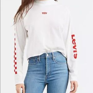 SOLD / Levi’s Graphic Cropped Long-sleeve - Size Small